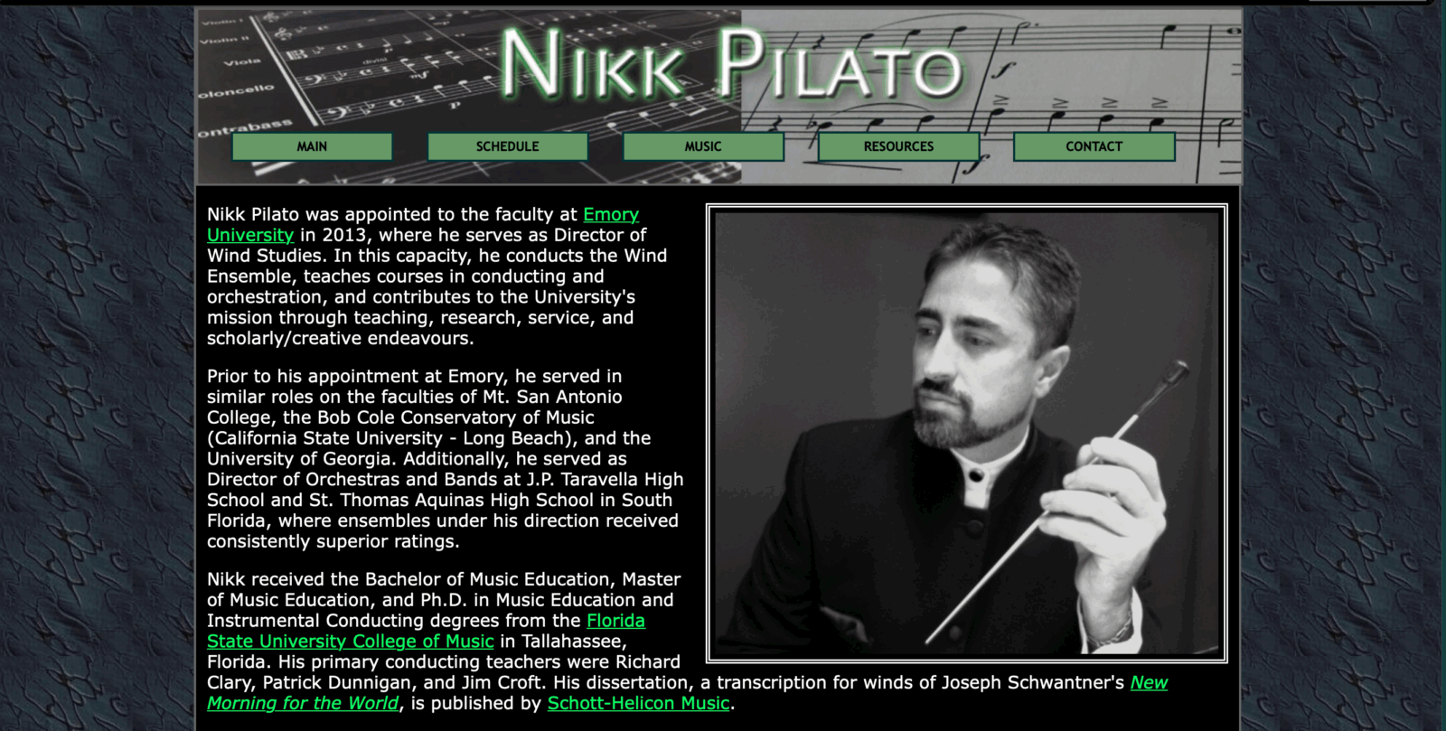 2013 version of my website