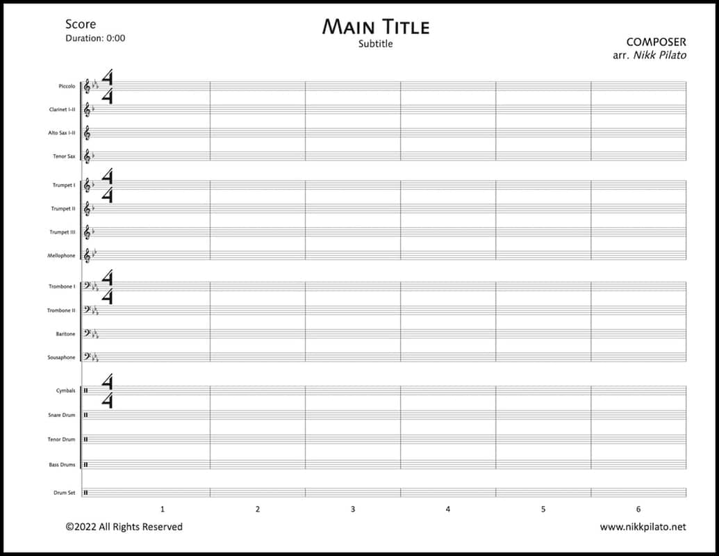 marching band arrangements